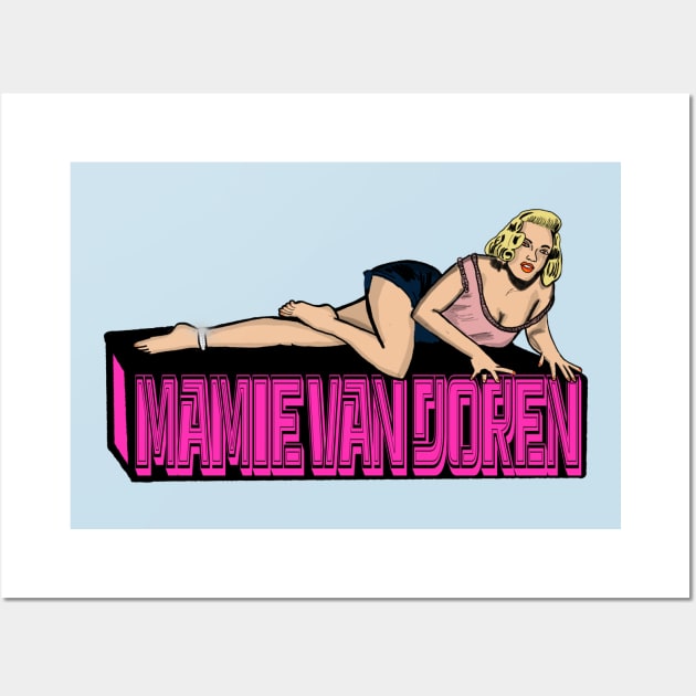 The Incomparable Mamie Van Doren Wall Art by TL Bugg